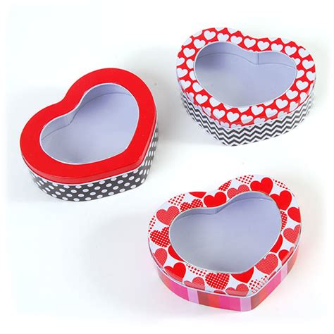 small metal heart shaped boxes|empty heart shaped valentine boxes.